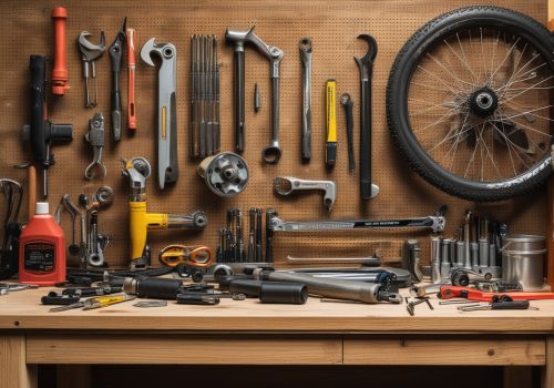 Bicycle workshop tools and equipment